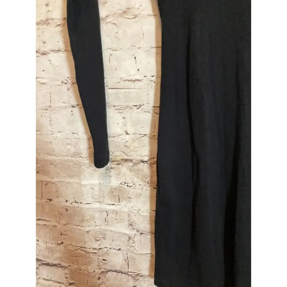 Bordeaux Dress Womens‎ XS Black Bodycon Cutout Open Back Ribbed Stretch Cotton